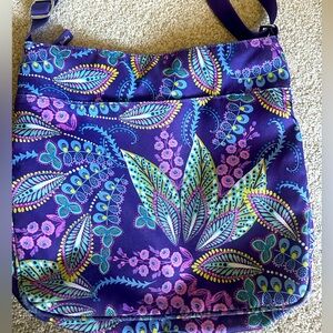 VERA BRADLEY Batik Leaves Crossbody Bag